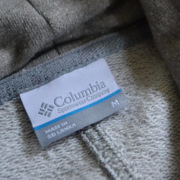 Columbia Cowlneck Pullover Light Gray Sweatshirt Sweater Turtleneck Size Medium - Picture 2 of 4